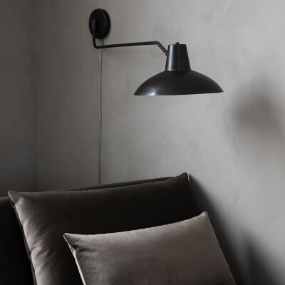 Wall lamp, Desk, Antique brown