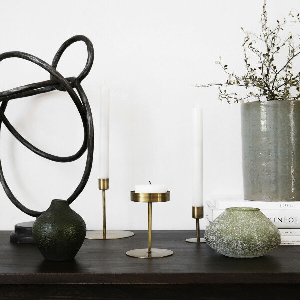 Candle stand, Anit, Antique brass
