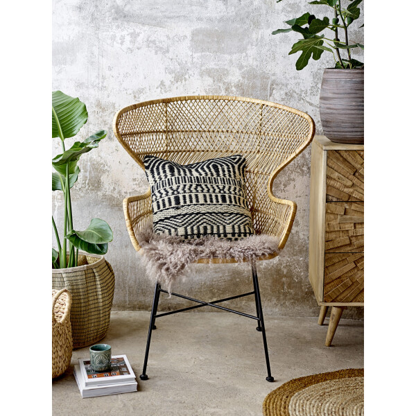 Oudon Lounge Chair, Nature, Rattan