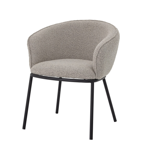 Cortone Dining Chair, Grey, Polyester