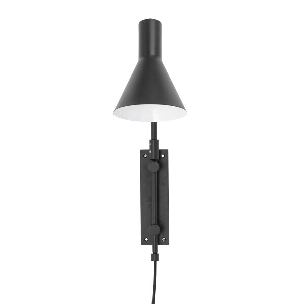 Edil Wall Lamp, Black, Metal