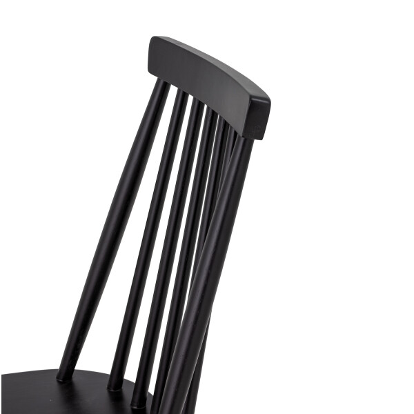 Gilli Dining Chair, Black, Rubberwood